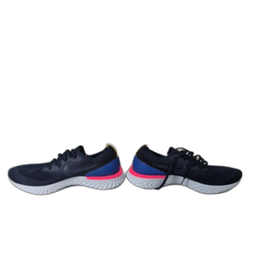 Nike Epic React Flyknit College Navy Running Shoes Men's Size US 10 - Picture 3 of 8